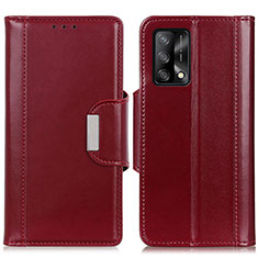 Coque Portefeuille Livre Cuir Etui Clapet M13L pour Oppo A74 4G Rouge