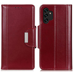 Coque Portefeuille Livre Cuir Etui Clapet M13L pour Samsung Galaxy A04s Rouge