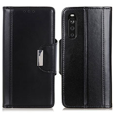 Coque Portefeuille Livre Cuir Etui Clapet M13L pour Sony Xperia 10 III Noir