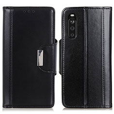 Coque Portefeuille Livre Cuir Etui Clapet M13L pour Sony Xperia 10 III SO-52B Noir