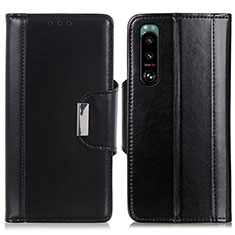 Coque Portefeuille Livre Cuir Etui Clapet M13L pour Sony Xperia 5 III Noir