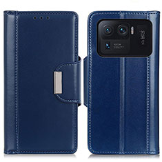 Coque Portefeuille Livre Cuir Etui Clapet M13L pour Xiaomi Mi 11 Ultra 5G Bleu