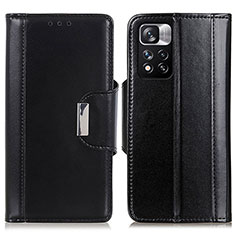 Coque Portefeuille Livre Cuir Etui Clapet M13L pour Xiaomi Mi 11i 5G (2022) Noir