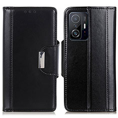 Coque Portefeuille Livre Cuir Etui Clapet M13L pour Xiaomi Mi 11T Pro 5G Noir