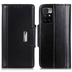 Coque Portefeuille Livre Cuir Etui Clapet M13L pour Xiaomi Redmi 10 (2022) Noir