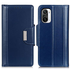 Coque Portefeuille Livre Cuir Etui Clapet M13L pour Xiaomi Redmi K40 5G Bleu