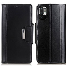 Coque Portefeuille Livre Cuir Etui Clapet M13L pour Xiaomi Redmi Note 10 JE 5G Noir