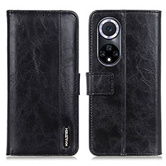 Coque Portefeuille Livre Cuir Etui Clapet M14L pour Huawei Honor 50 5G Noir