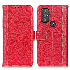 Coque Portefeuille Livre Cuir Etui Clapet M14L pour Motorola Moto G Power (2022) Rouge