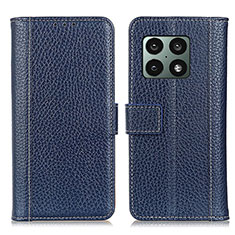 Coque Portefeuille Livre Cuir Etui Clapet M14L pour OnePlus 10 Pro 5G Bleu