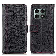 Coque Portefeuille Livre Cuir Etui Clapet M14L pour OnePlus 10 Pro 5G Noir