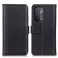 Coque Portefeuille Livre Cuir Etui Clapet M14L pour OnePlus Nord N200 5G Noir