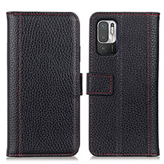 Coque Portefeuille Livre Cuir Etui Clapet M14L pour Xiaomi POCO M3 Pro 5G Noir