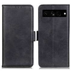 Coque Portefeuille Livre Cuir Etui Clapet M15L pour Google Pixel 7 Pro 5G Noir