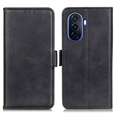 Coque Portefeuille Livre Cuir Etui Clapet M15L pour Huawei Enjoy 50 Noir