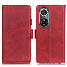 Coque Portefeuille Livre Cuir Etui Clapet M15L pour Huawei Honor 50 Pro 5G Rouge