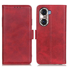 Coque Portefeuille Livre Cuir Etui Clapet M15L pour Huawei Honor 60 5G Rouge