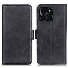 Coque Portefeuille Livre Cuir Etui Clapet M15L pour Huawei Honor X6a Noir