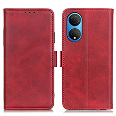 Coque Portefeuille Livre Cuir Etui Clapet M15L pour Huawei Honor X7 Rouge