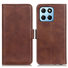 Coque Portefeuille Livre Cuir Etui Clapet M15L pour Huawei Honor X8 5G Marron