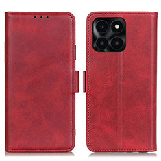 Coque Portefeuille Livre Cuir Etui Clapet M15L pour Huawei Honor X8b Rouge