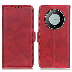 Coque Portefeuille Livre Cuir Etui Clapet M15L pour Huawei Mate 60 Rouge