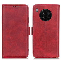 Coque Portefeuille Livre Cuir Etui Clapet M15L pour Huawei Nova 8i Rouge