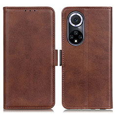 Coque Portefeuille Livre Cuir Etui Clapet M15L pour Huawei Nova 9 Marron