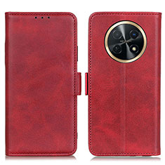 Coque Portefeuille Livre Cuir Etui Clapet M15L pour Huawei Nova Y91 Rouge