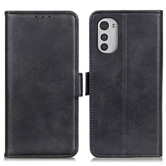 Coque Portefeuille Livre Cuir Etui Clapet M15L pour Motorola Moto E32 Noir