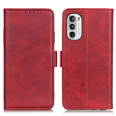 Coque Portefeuille Livre Cuir Etui Clapet M15L pour Motorola Moto Edge (2022) 5G Rouge