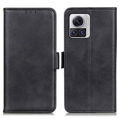 Coque Portefeuille Livre Cuir Etui Clapet M15L pour Motorola Moto Edge 30 Ultra 5G Noir