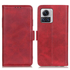 Coque Portefeuille Livre Cuir Etui Clapet M15L pour Motorola Moto Edge 30 Ultra 5G Rouge