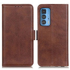 Coque Portefeuille Livre Cuir Etui Clapet M15L pour Motorola Moto Edge S Pro 5G Marron