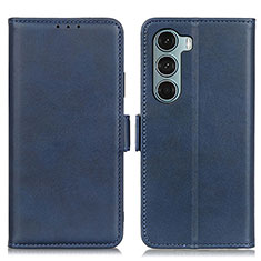 Coque Portefeuille Livre Cuir Etui Clapet M15L pour Motorola Moto Edge S30 5G Bleu