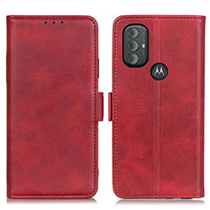 Coque Portefeuille Livre Cuir Etui Clapet M15L pour Motorola Moto G Play (2023) Rouge