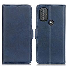 Coque Portefeuille Livre Cuir Etui Clapet M15L pour Motorola Moto G Play Gen 2 Bleu