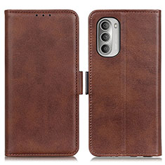 Coque Portefeuille Livre Cuir Etui Clapet M15L pour Motorola Moto G Stylus (2022) 5G Marron