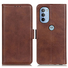 Coque Portefeuille Livre Cuir Etui Clapet M15L pour Motorola Moto G31 Marron