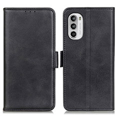 Coque Portefeuille Livre Cuir Etui Clapet M15L pour Motorola MOTO G52 Noir