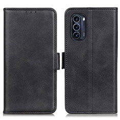 Coque Portefeuille Livre Cuir Etui Clapet M15L pour Motorola Moto G52j 5G Noir