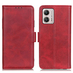 Coque Portefeuille Livre Cuir Etui Clapet M15L pour Motorola Moto G53 5G Rouge