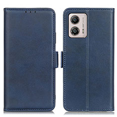 Coque Portefeuille Livre Cuir Etui Clapet M15L pour Motorola Moto G53y 5G Bleu