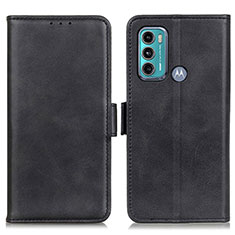 Coque Portefeuille Livre Cuir Etui Clapet M15L pour Motorola Moto G60 Noir