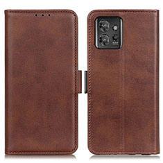 Coque Portefeuille Livre Cuir Etui Clapet M15L pour Motorola ThinkPhone 5G Marron