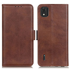 Coque Portefeuille Livre Cuir Etui Clapet M15L pour Nokia C2 2nd Edition Marron