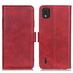 Coque Portefeuille Livre Cuir Etui Clapet M15L pour Nokia C2 2nd Edition Rouge