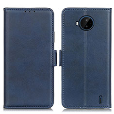 Coque Portefeuille Livre Cuir Etui Clapet M15L pour Nokia C20 Plus Bleu