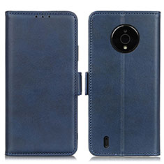 Coque Portefeuille Livre Cuir Etui Clapet M15L pour Nokia C200 Bleu