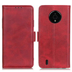 Coque Portefeuille Livre Cuir Etui Clapet M15L pour Nokia C200 Rouge